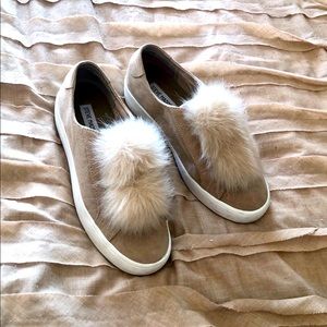 Steve Madden Pom Pom Sneakers